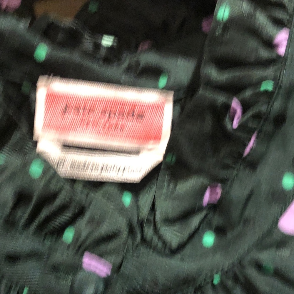 NWOT kate spade Hunter green Sleeveless Polka Dot Top. - Picture 4 of 10